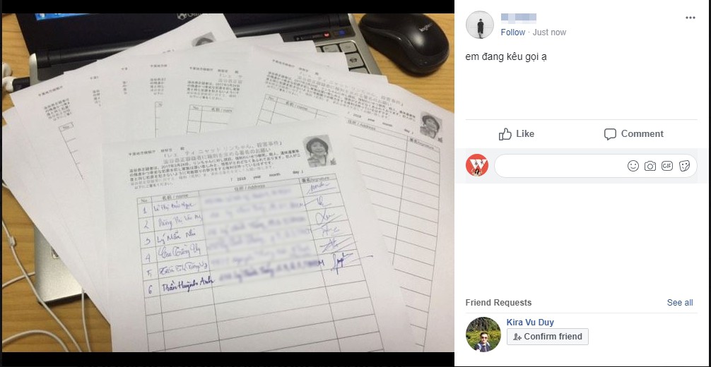 Cộng đồng mạng chung tay ủng hộ chữ ký tìm lại công bằng cho bé Nhật Linh bị sát hại tại Nhật Cộng đồng mạng chung tay ủng hộ chữ ký tìm lại công bằng cho bé Nhật Linh bị sát hại tại Nhật